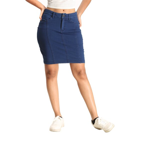 O.D.Co Denim Mid Waist Mini Skirt