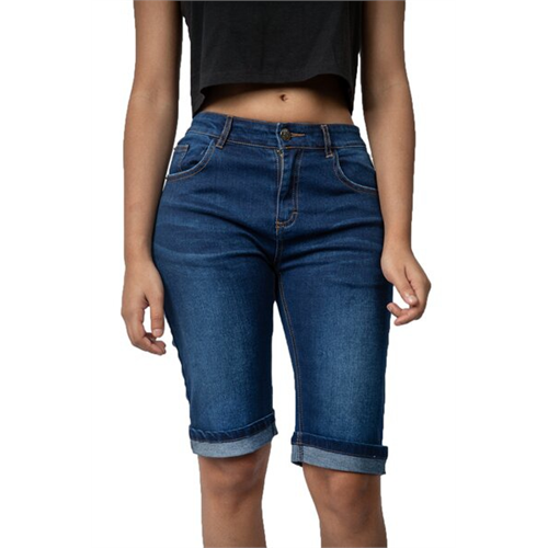 O.D.Co Denim Mid Waist Roll Up Short