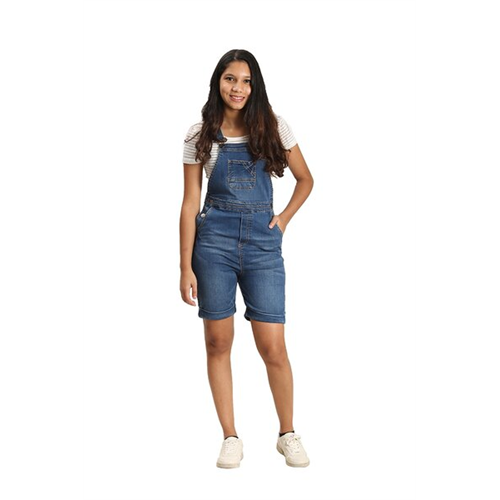 O.D.Co Mid Blue Denim Double Pocket Dungaree