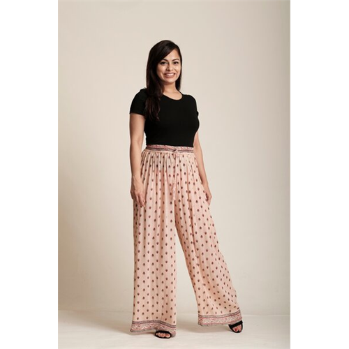 Odel Pritned Wide Leg Relaxed Pant