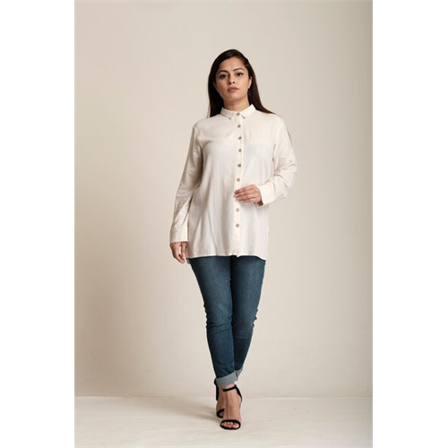 Odel White Button Down Shirt