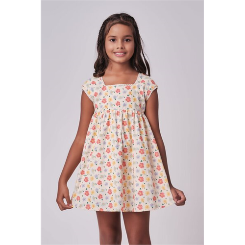 Pinkabuds Girl Floral Printed Dress