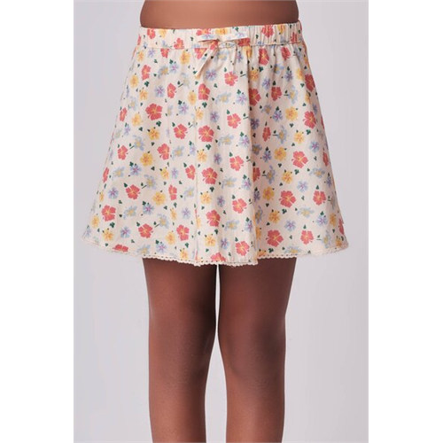 Pinkabuds Girl Floral Printed Skirt