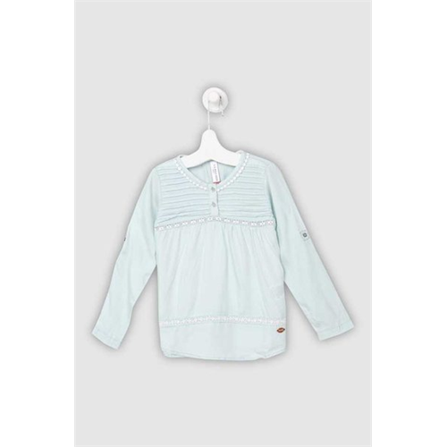 U.S. Polo Assn. Chambaray Long Sleeve Top