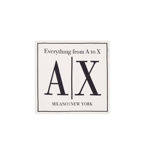 Armani Exchange Bianco Womens Scarf