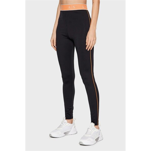 Armani Exchange Black Womens Leggings