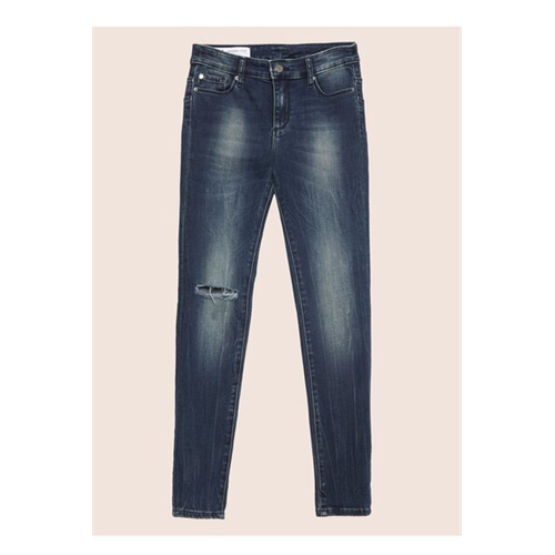Armani Exchange Distressed Skinny Jeans