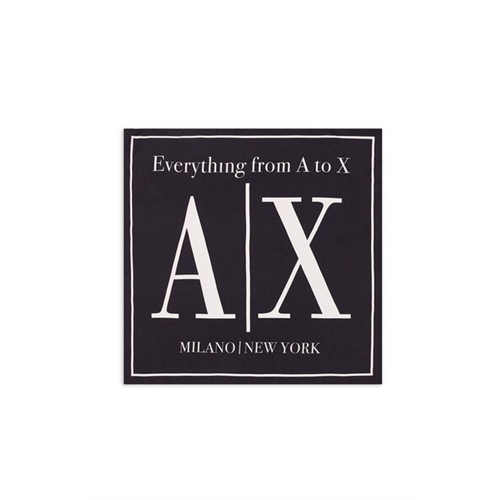 Armani Exchange Nero Womens Scarf