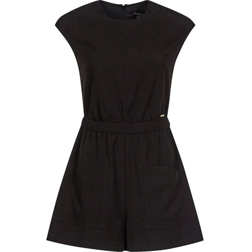 Armani Exchange Short-Sleeve Romper