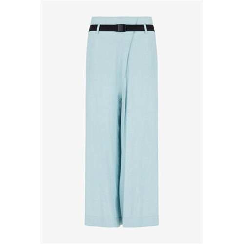 Armani Exchange Solid Colour Belted Trousers