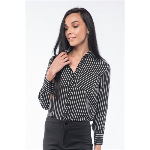 Closet Black Stripes Zeebra Shirt