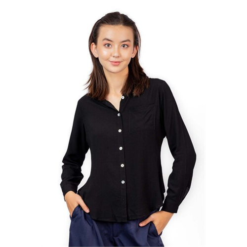 Closet Black Basic Long Sleeve Shirt