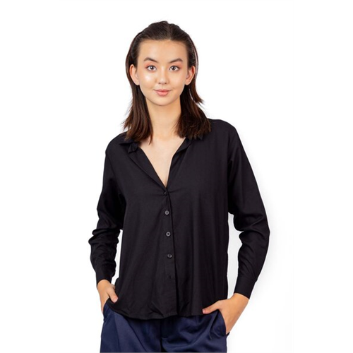 Closet Black Basic Long Sleeve Shirt