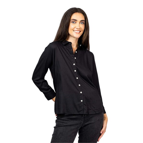 Closet Black Basic Long Sleeve Shirt