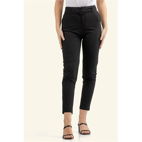 Closet Black High Waist Super Slim Formal Pant