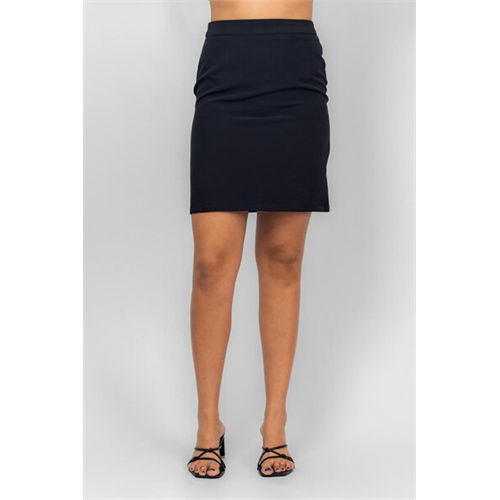 Closet Black Loose Fitted Knee Length Basic Skirt