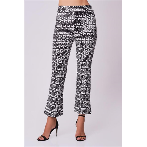 Closet Logo Print Wide Leg Pant