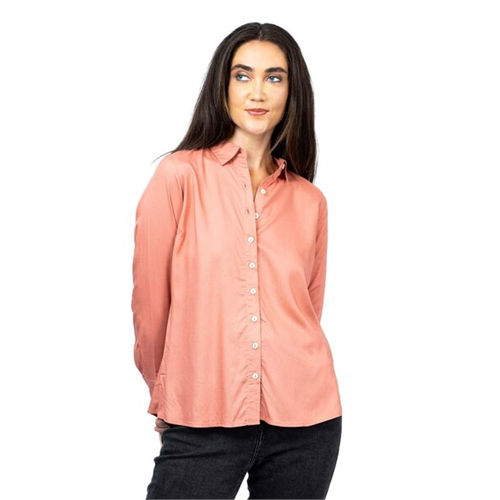 Closet Pink Basic Long Sleeve Shirt