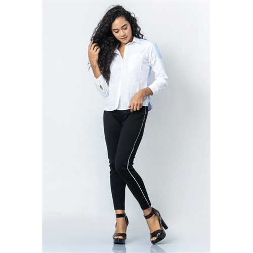 Closet White Mix And Match Long sleeve Shirt