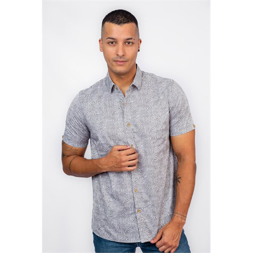 Cotton Collection Beidge Printed Shirt By Coco