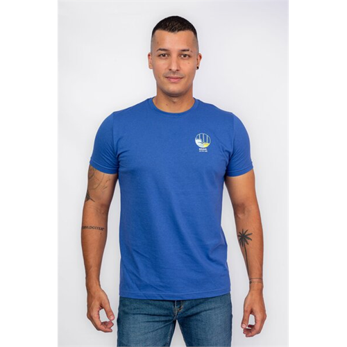 Cotton Collection Blue Tshirt By Coco