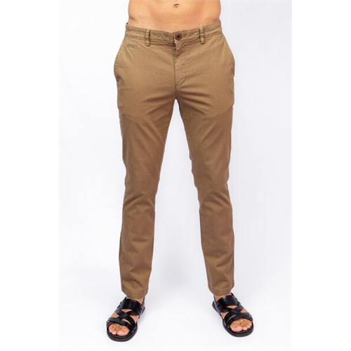 Cotton Collection Khaki Over-Dye Twill Pant By Coco