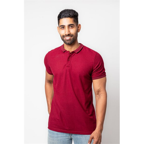 Cotton Collection Maroon Polo Tshirt By Coco