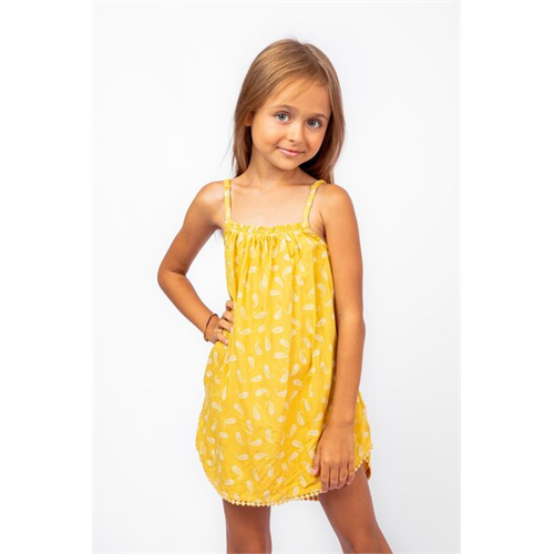 Cotton Collection Mustard Dress By Coco