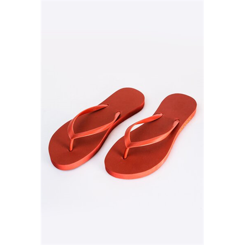 Cotton Collection Rust Slippers By Coco