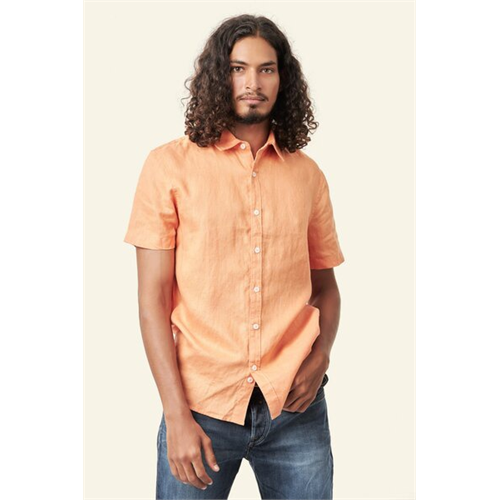 Cotton Collection Short sleeve Linen Shirt By Coco