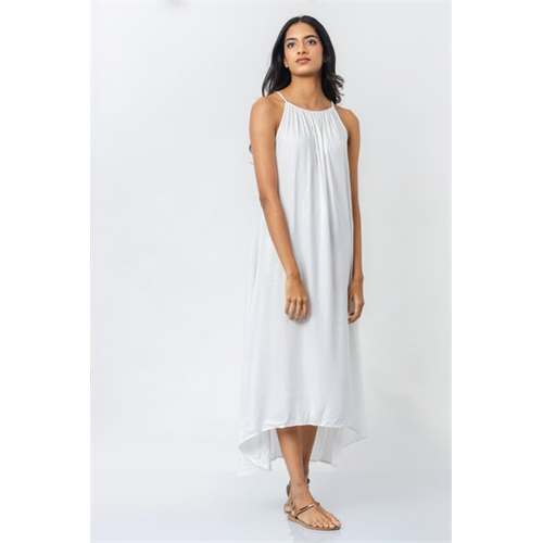 Cotton Collection Strapy Hi-Low Maxi Dress By Coco