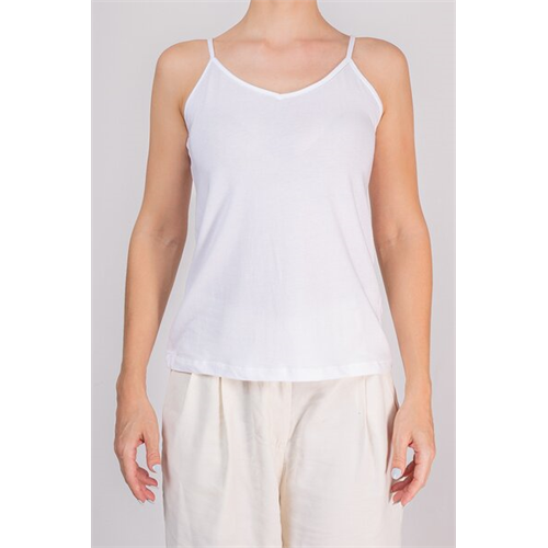 Cotton Collection White Camisoles By Coco