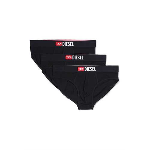 Diesel Solid Color Logo Waist Band Men's Brief