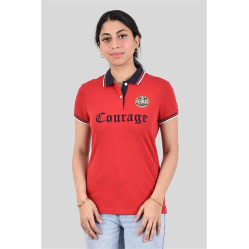 Giordano 0531032289 Womens Embroidery Bold Polo