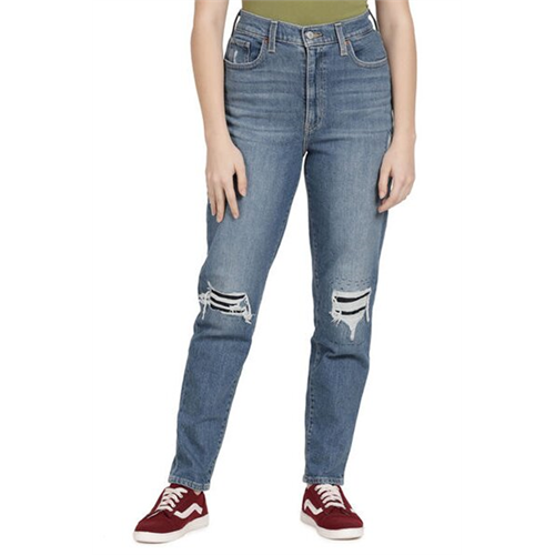 Levi's High Waisted Taper Blue Womens Jean