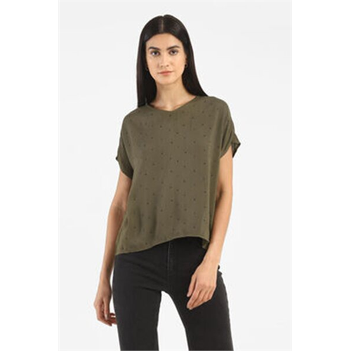 Levi's Khaki Short Sleeved Top