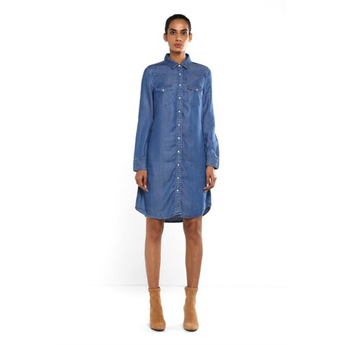 Levi's Long Sleeved Shirt Dress