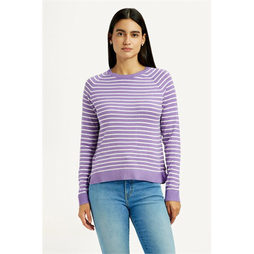Levi's Women's Striped Crew Neck Sweatshirt