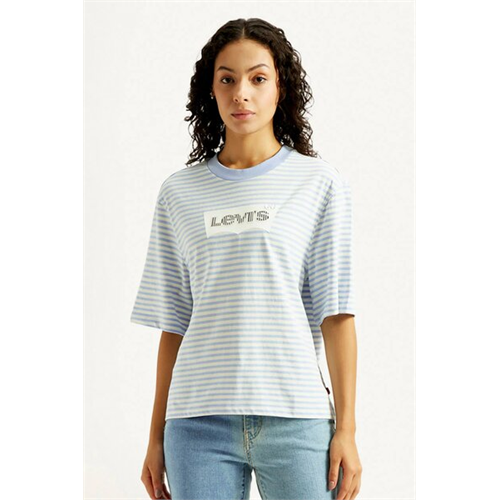 Levi's Women's Striped Relaxed Fit T-shirt