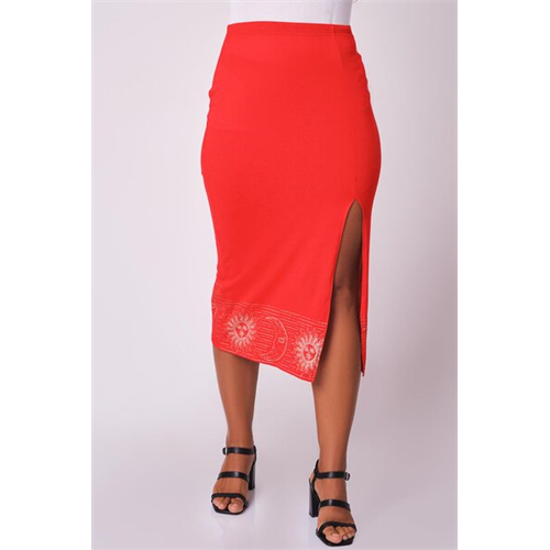 Luv Sl Ladies Sun & Moon Print Skirt