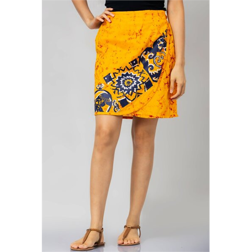 Luv Sl Ladies Wrap Round Skirt Batik