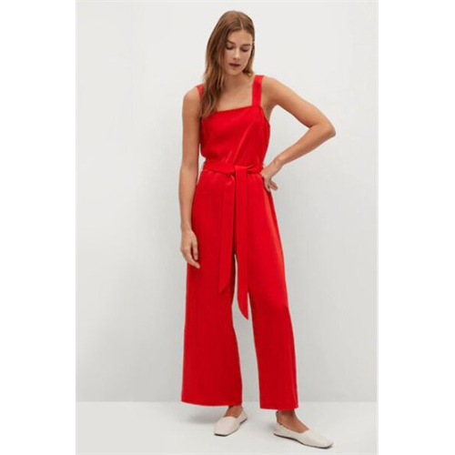 Mango Red Strap Jumpsuit