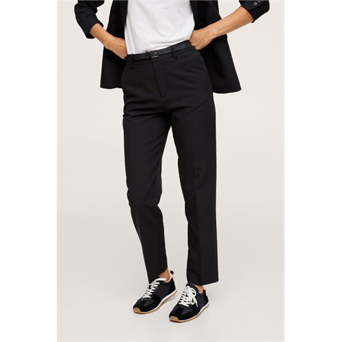 Mango Belt Suit Trousers