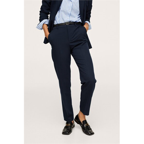 Mango Belt Suit Trousers