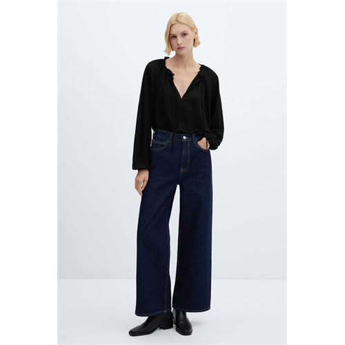 Mango Black Blouse