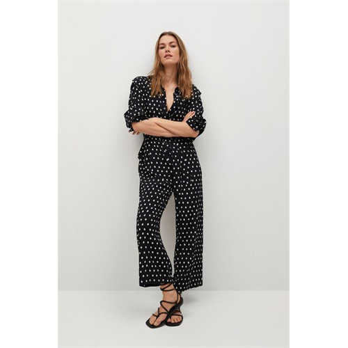 Mango Black Print One Piece Suit