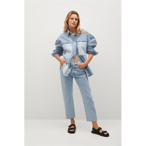 Mango Blue Overshirt