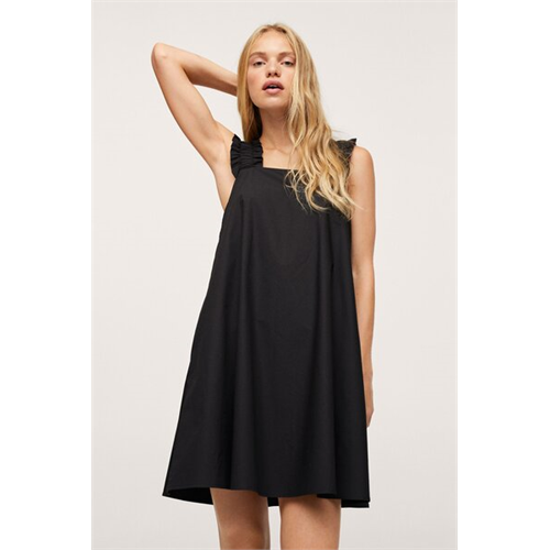 Mango Frill Cotton Dress