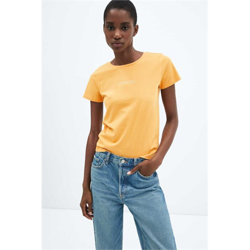 Mango Medium Yellow Womenswear T-Shirt