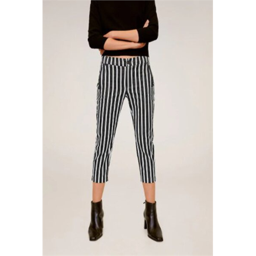 Mango Monochrome Stripe Trouser